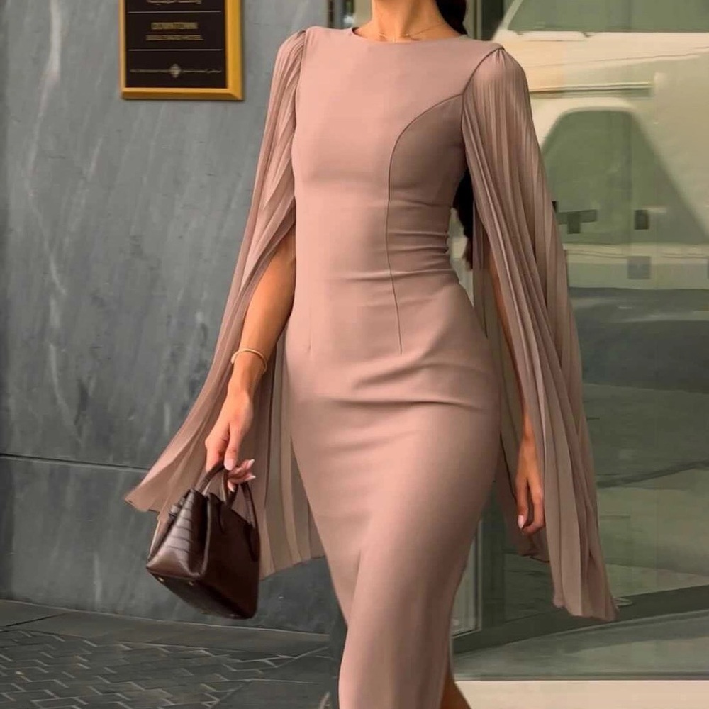 Pink Long Sleeve Dress